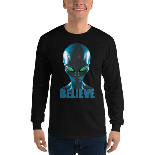 Believe in aliens Men’s Long Sleeve Shirt