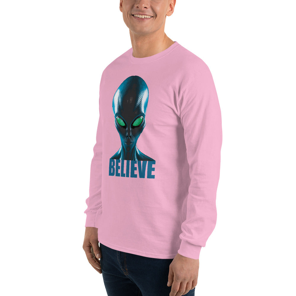 Believe in aliens Men’s Long Sleeve Shirt