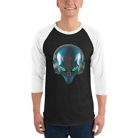 Alien 3/4 sleeve raglan shirt