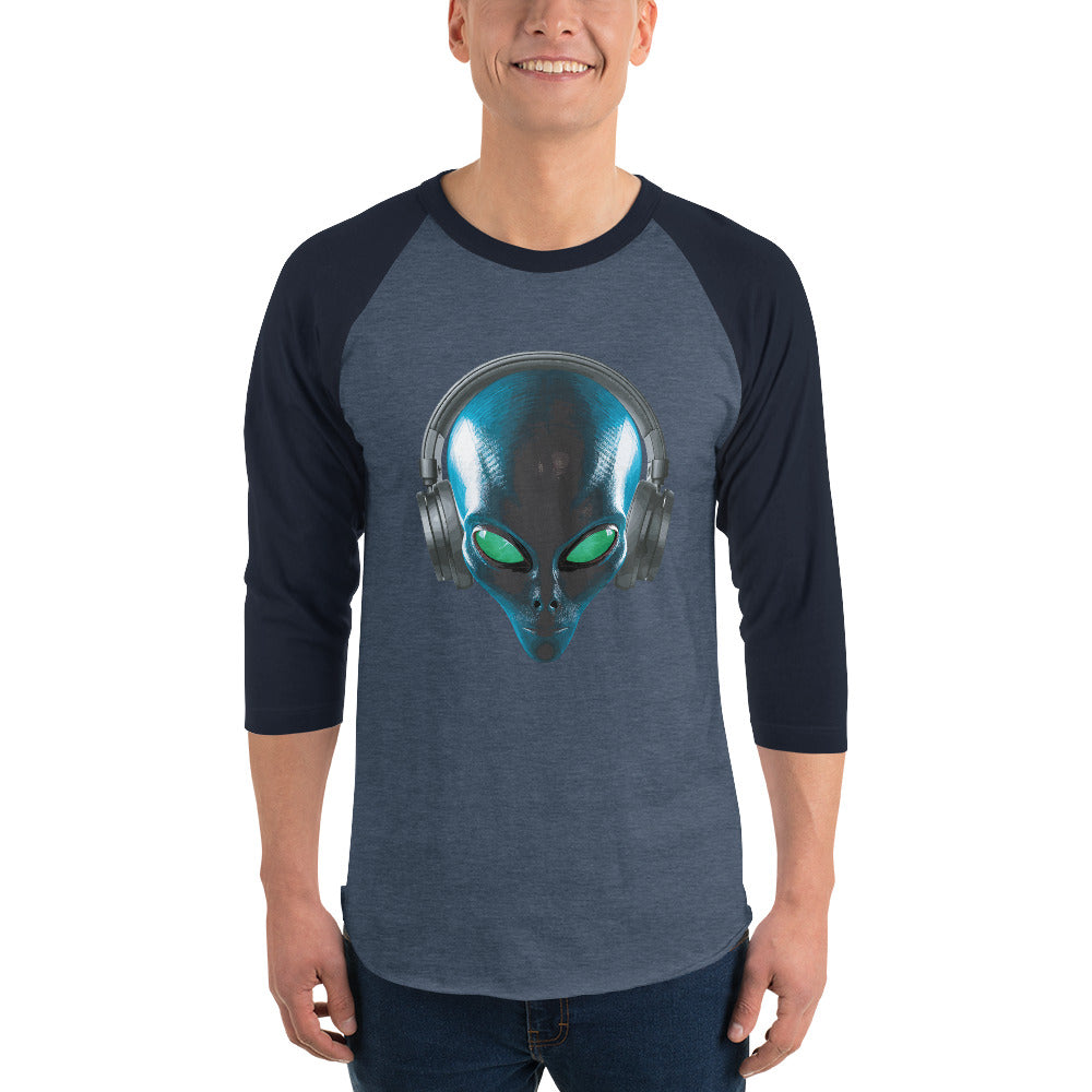 Alien 3/4 sleeve raglan shirt