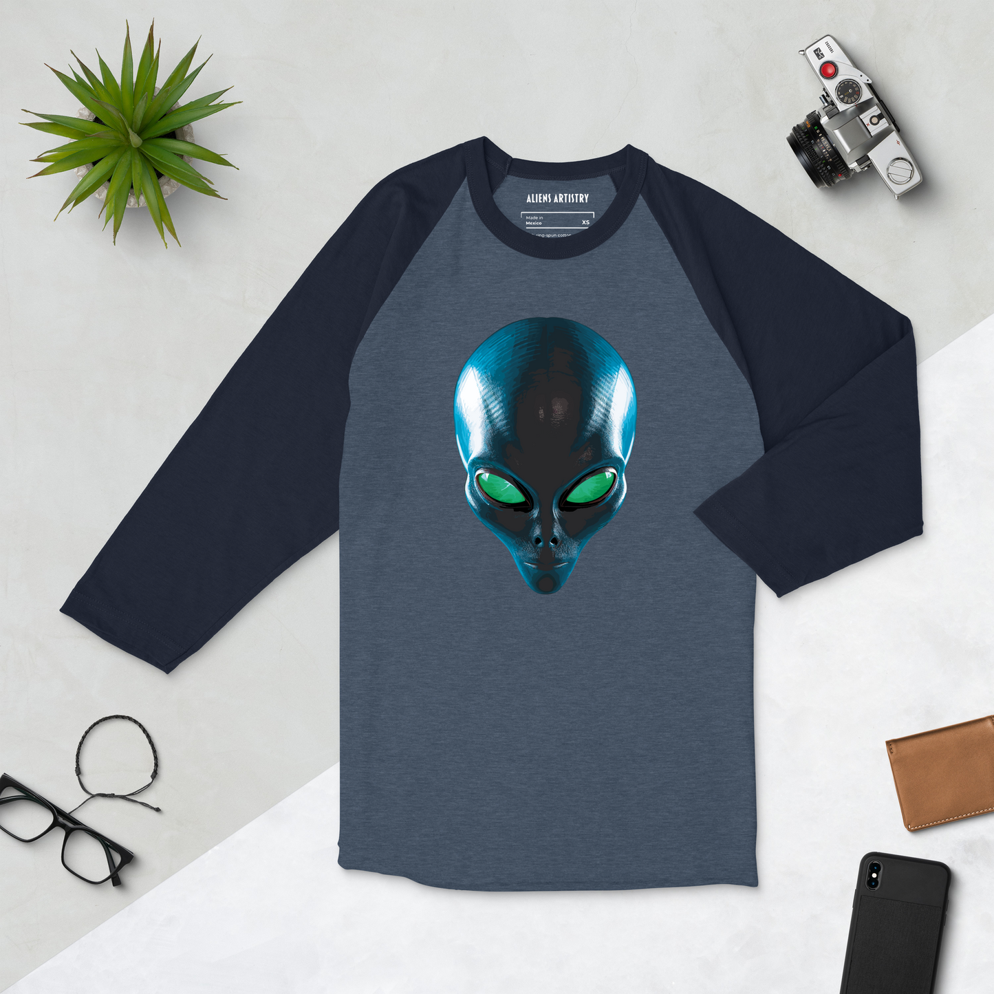 Alien 3/4 sleeve shirt