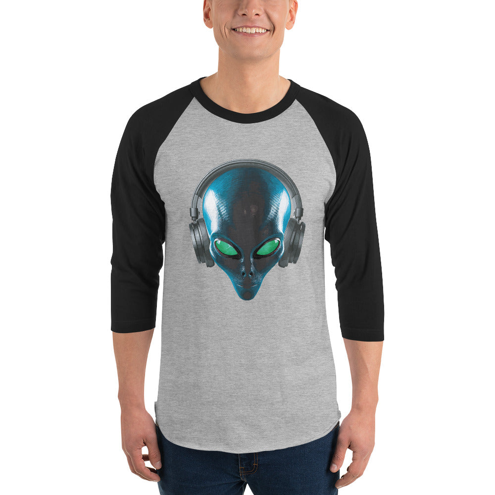 Alien 3/4 sleeve raglan shirt