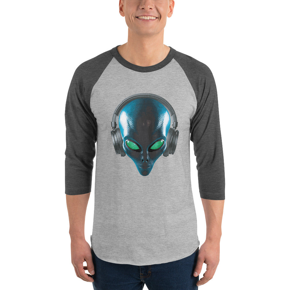 Alien 3/4 sleeve raglan shirt