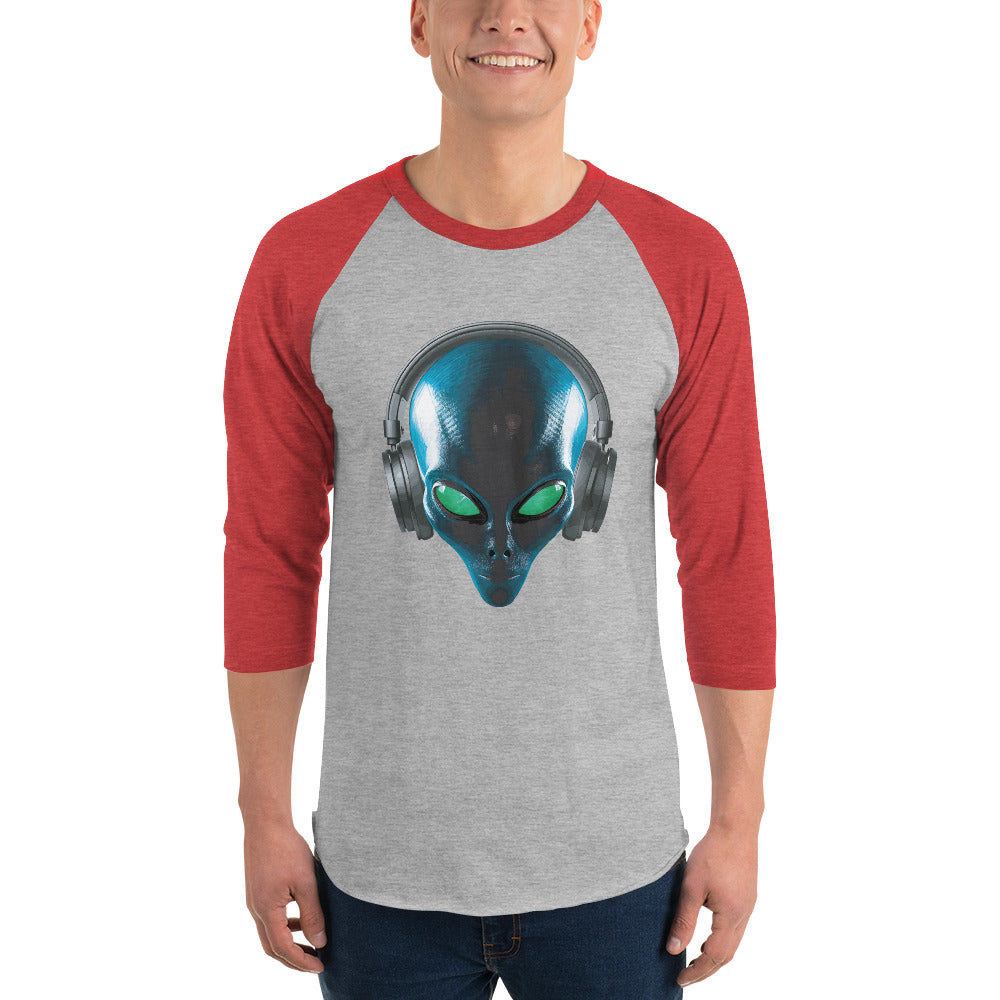 Alien 3/4 sleeve raglan shirt