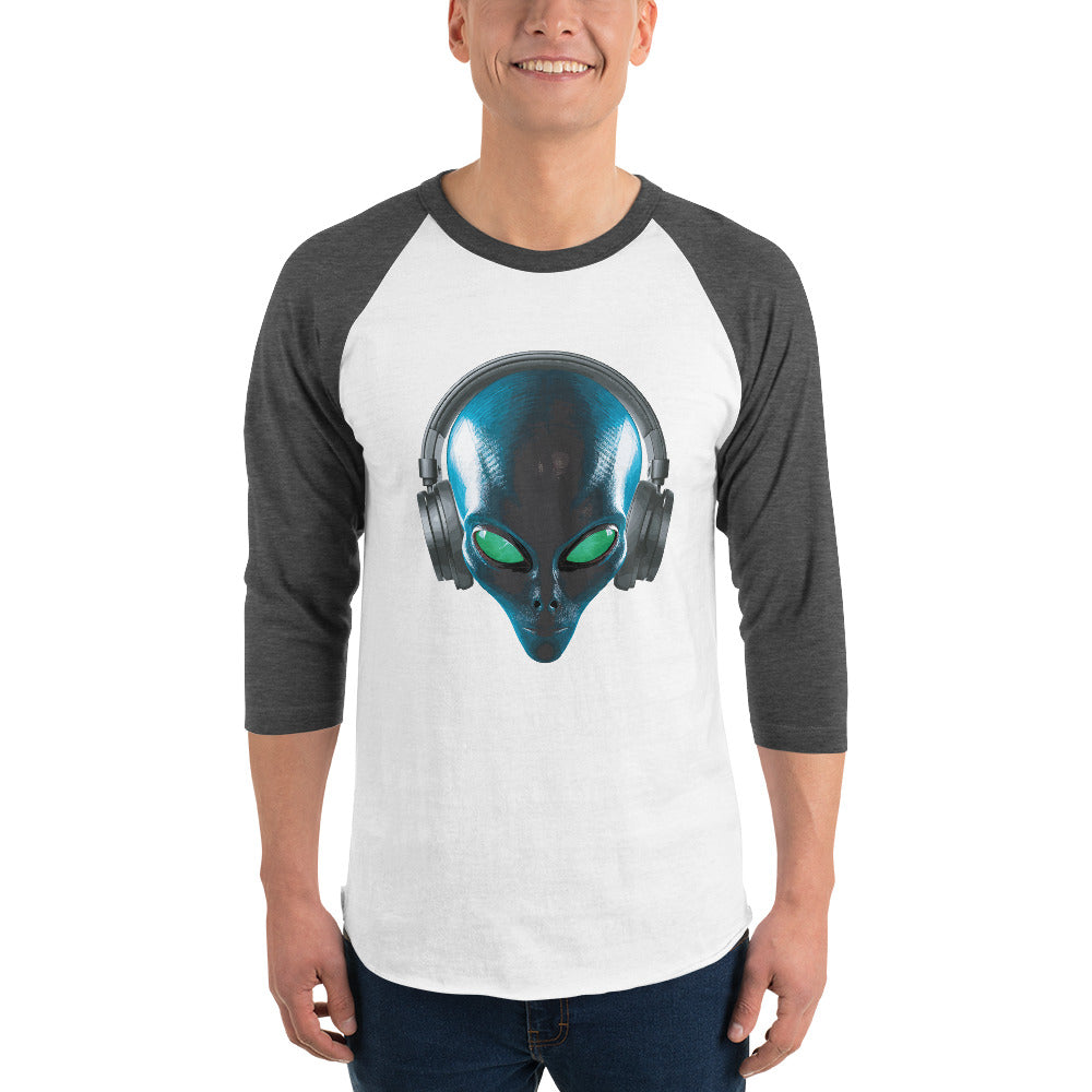 Alien 3/4 sleeve raglan shirt