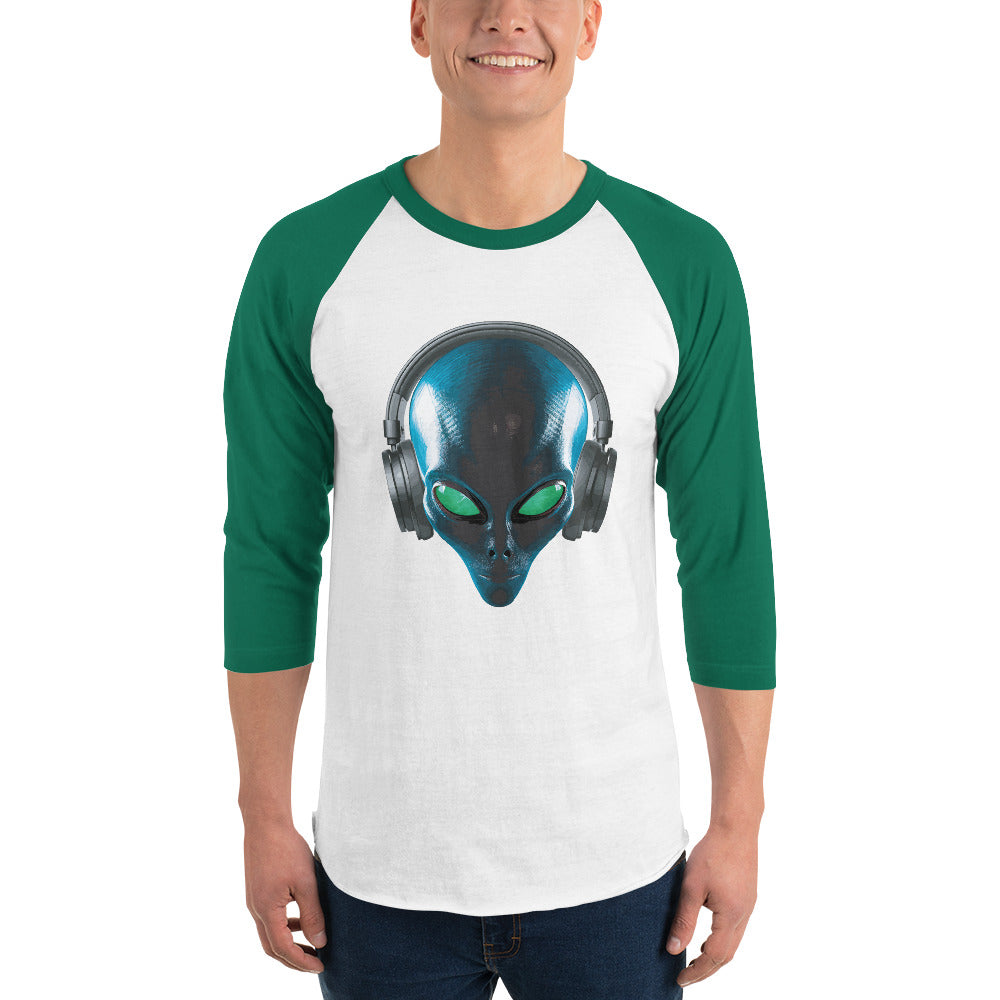 Alien 3/4 sleeve raglan shirt