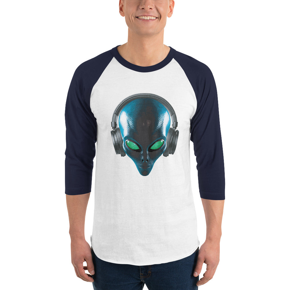 Alien 3/4 sleeve raglan shirt