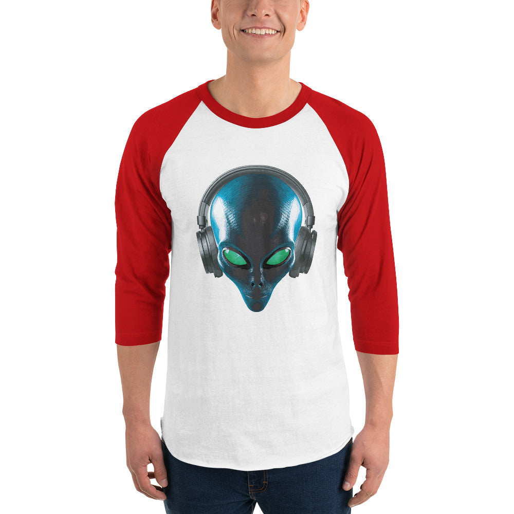 Alien 3/4 sleeve raglan shirt