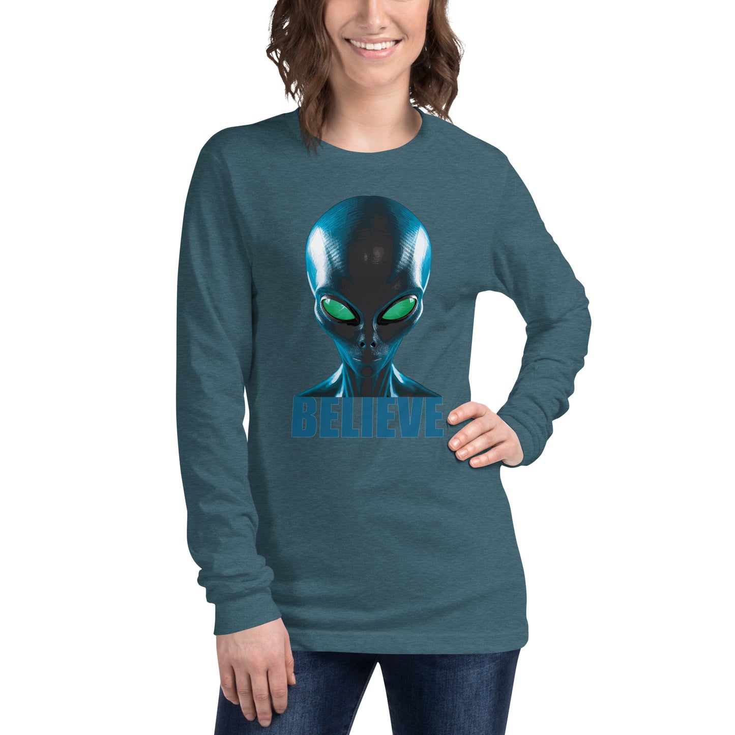 Believe in aliens Women’s Long Sleeve Tee