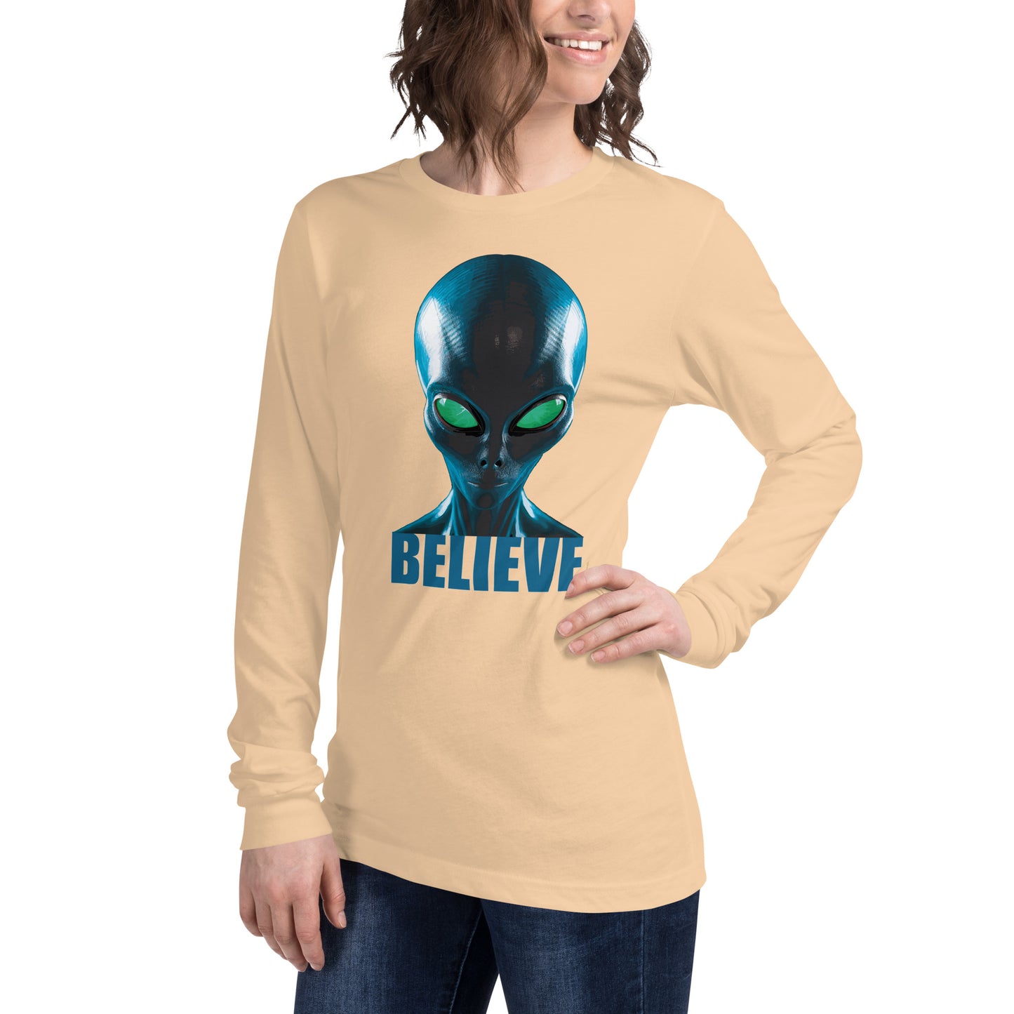 Believe in aliens Women’s Long Sleeve Tee