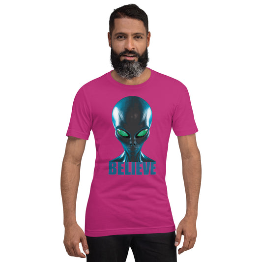 Believe in aliens t-shirt