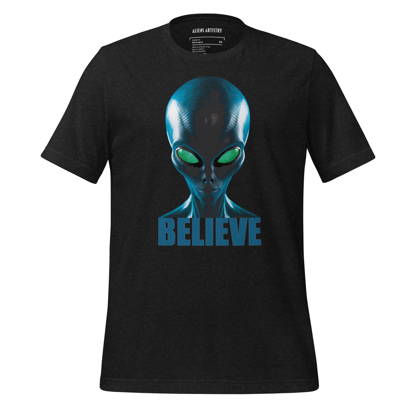 Believe in aliens women’s  t-shirt