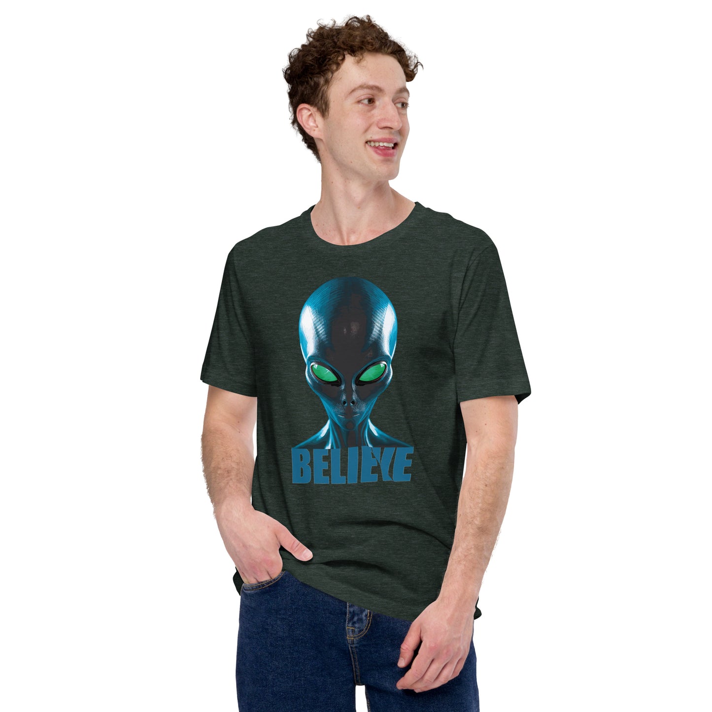 Believe in aliens t-shirt