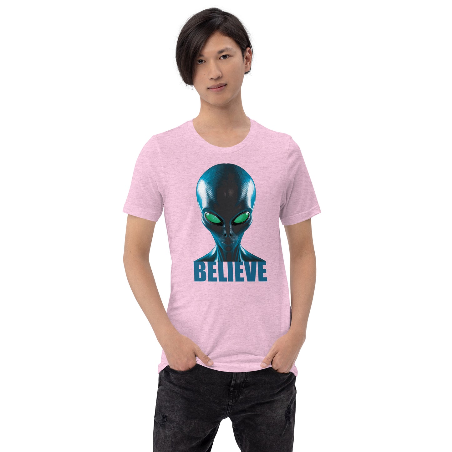 Believe in aliens t-shirt