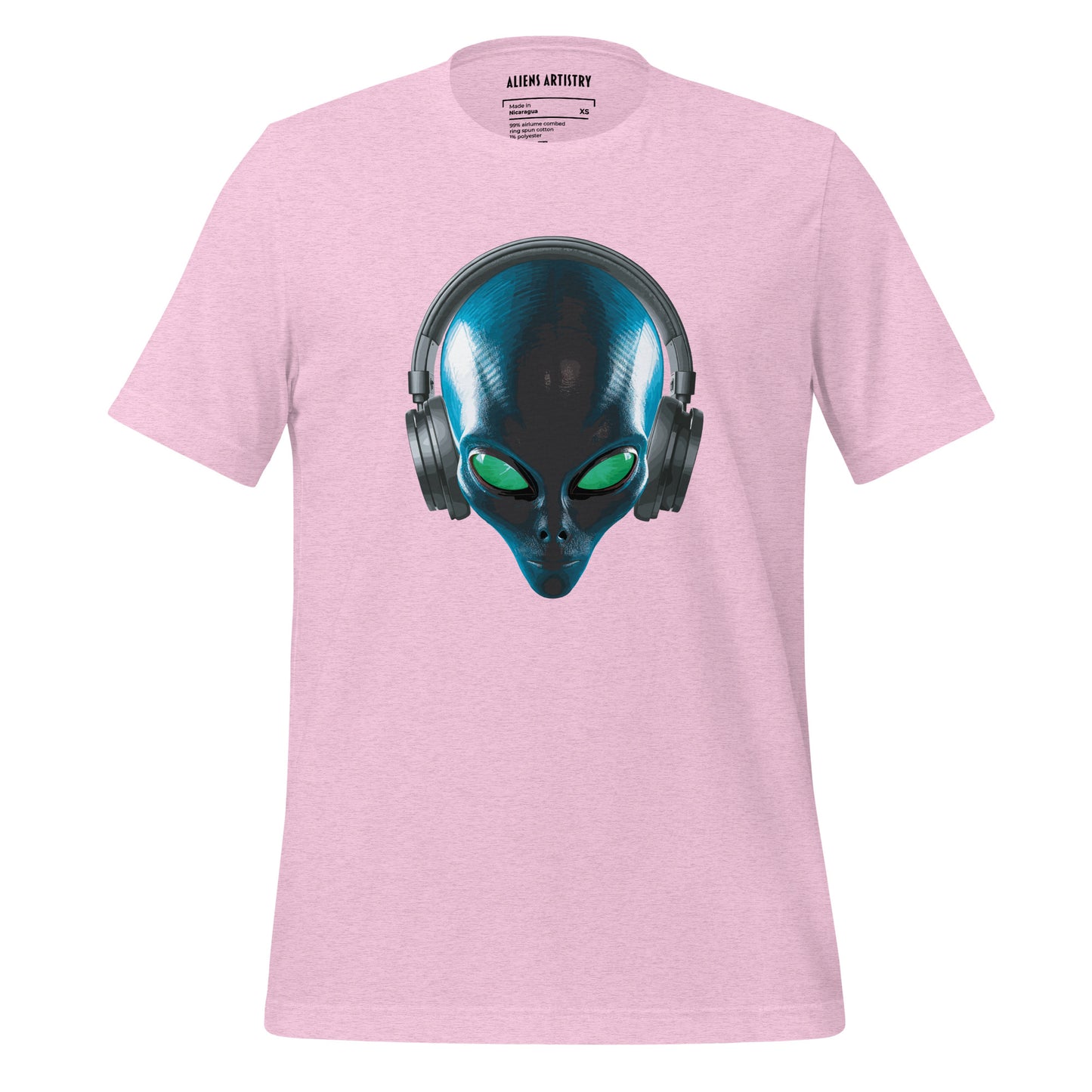 Aliens with headphones women’s  t-shirt