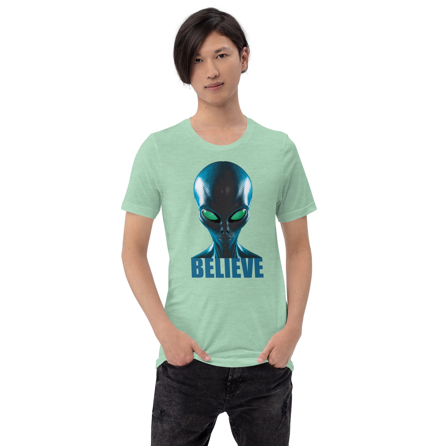 Believe in aliens t-shirt