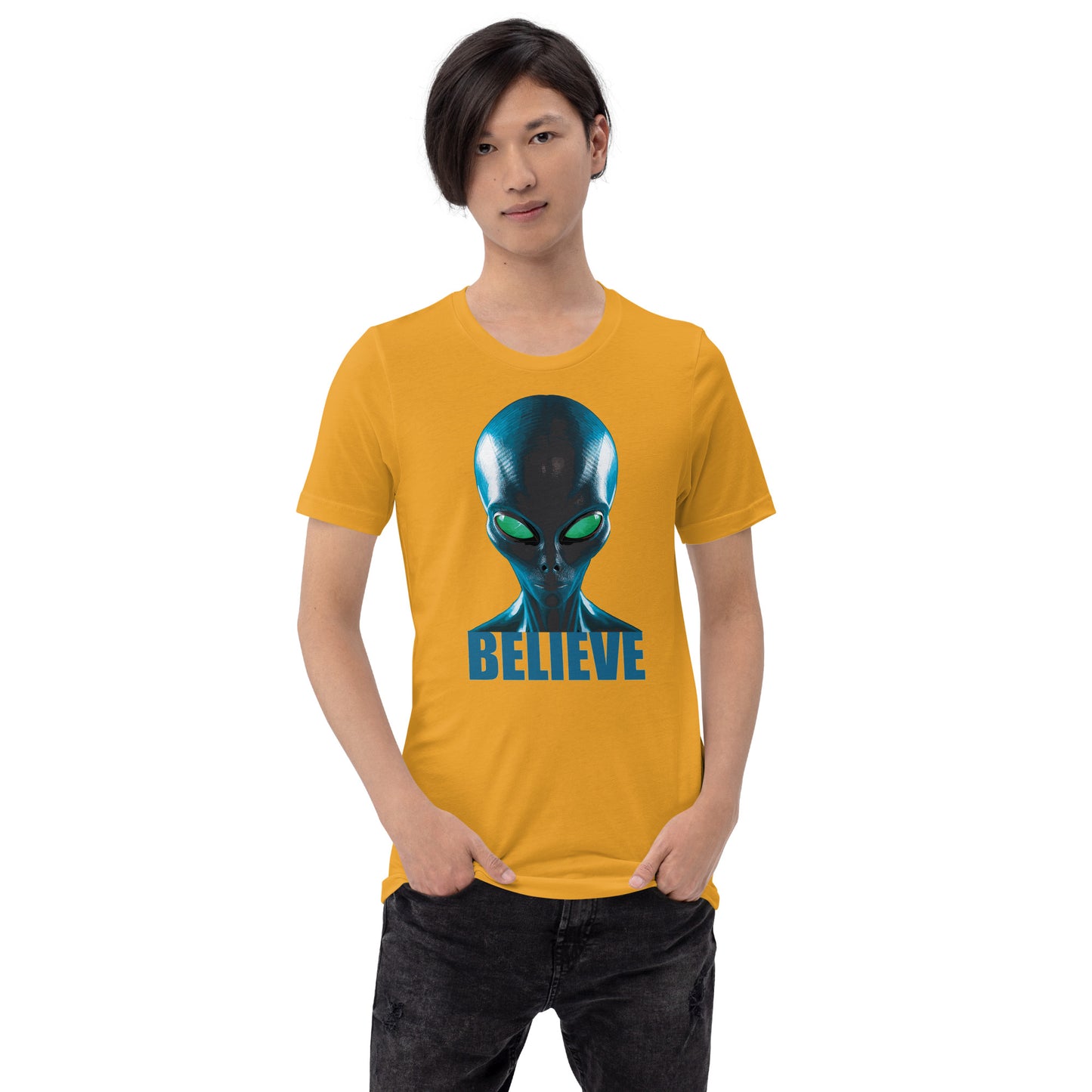 Believe in aliens t-shirt