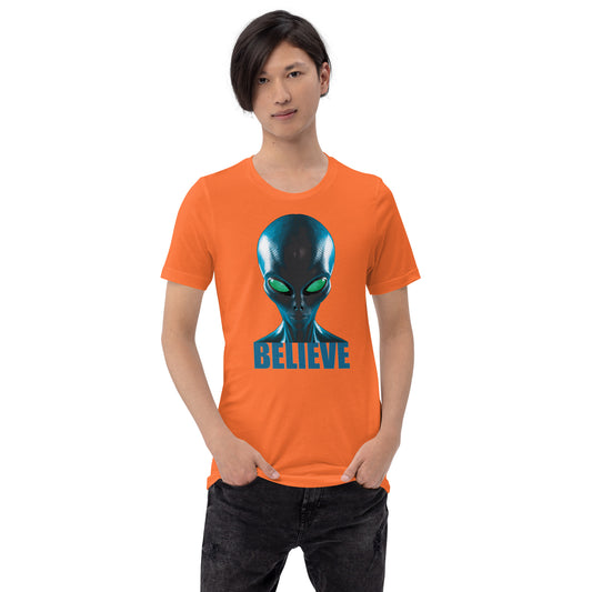 Believe in aliens t-shirt