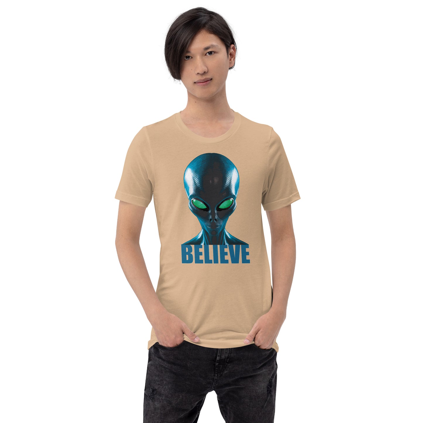 Believe in aliens t-shirt