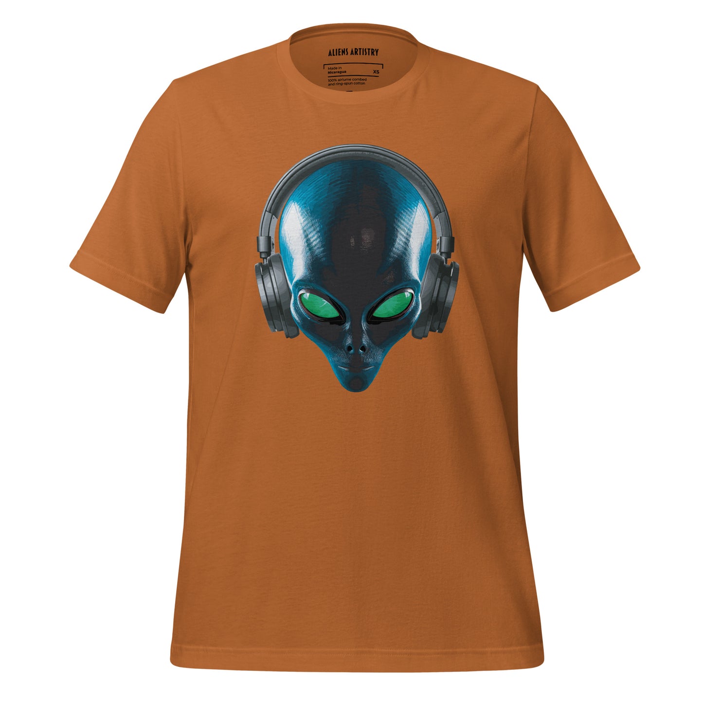 Aliens with headphones women’s  t-shirt